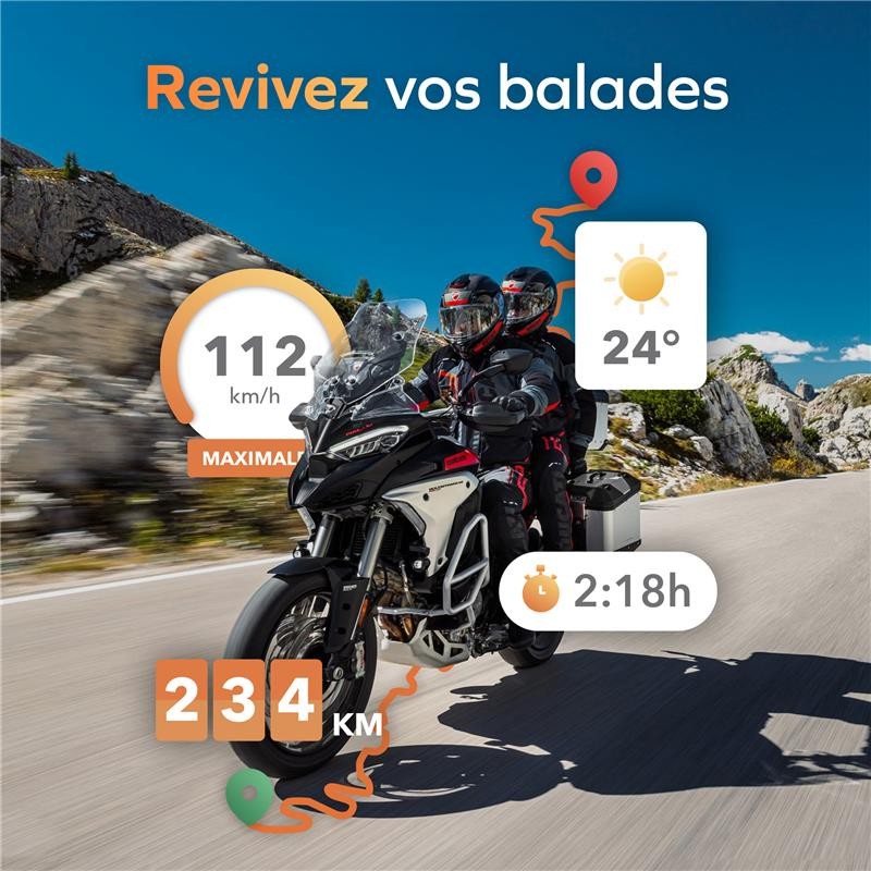 GeoRide mini - Tracker GPS Moto